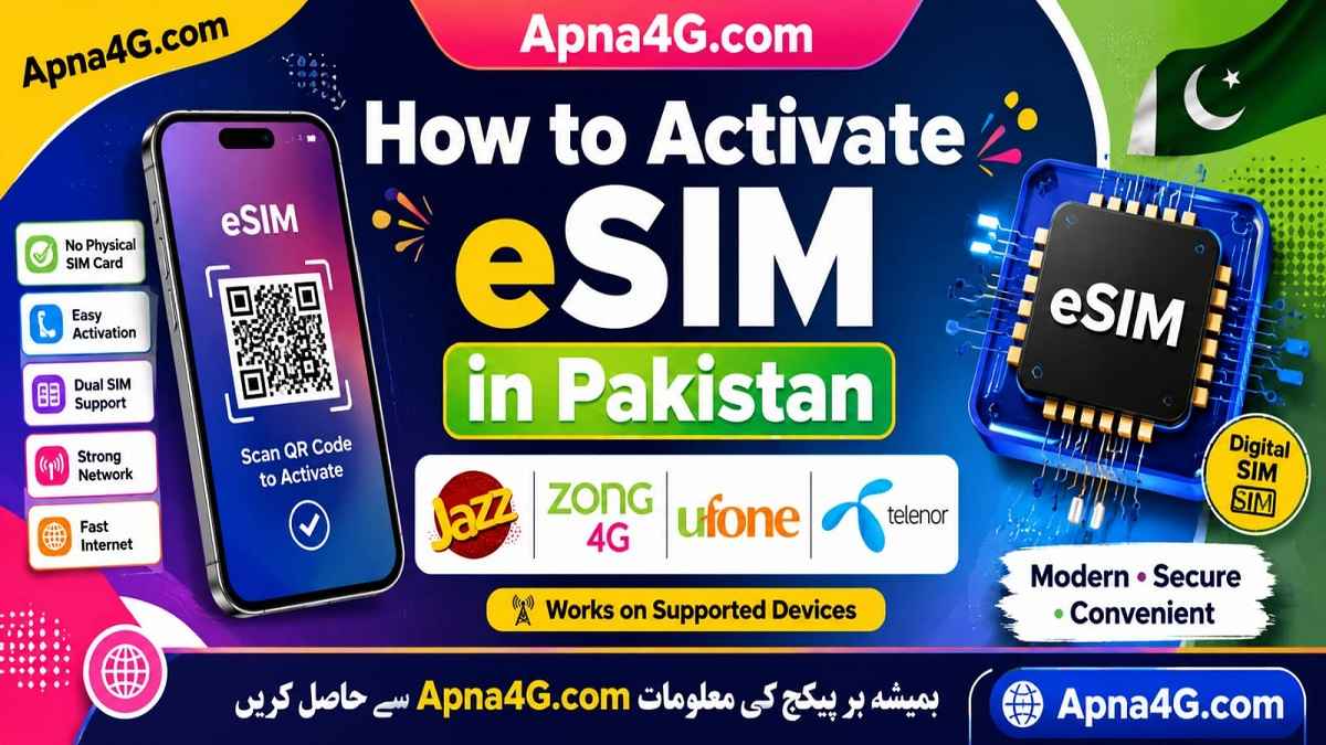 How to Activate eSIM in Pakistan