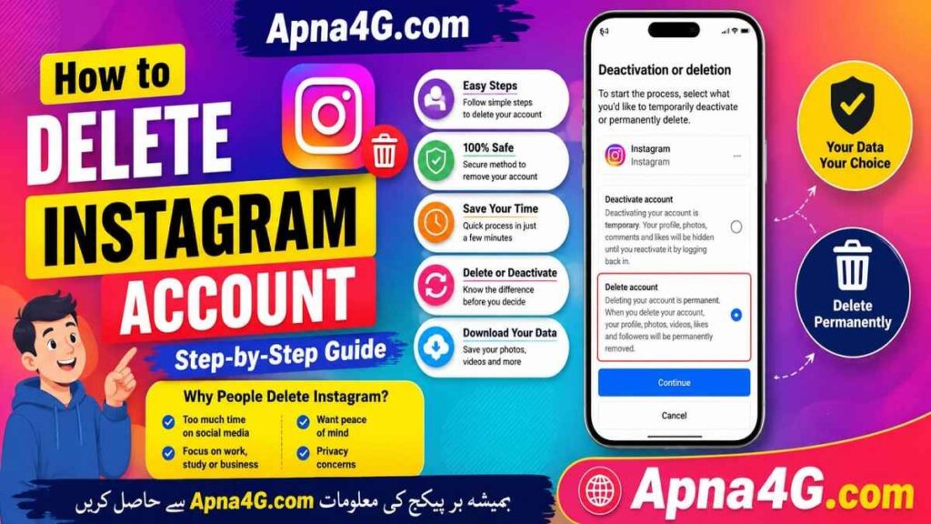 Delete an Instagram Account
